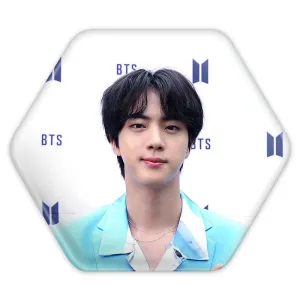 پیکسل شش ضلعی جین Jin گروه بی تی اس BTS