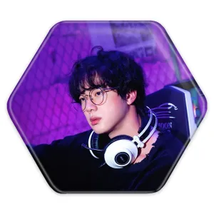 پیکسل شش ضلعی جین Jin گروه بی تی اس BTS