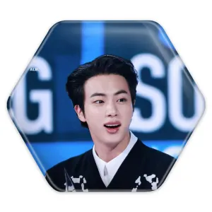 پیکسل شش ضلعی جین Jin گروه بی تی اس BTS