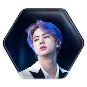 پیکسل شش ضلعی جین Jin گروه بی تی اس BTS