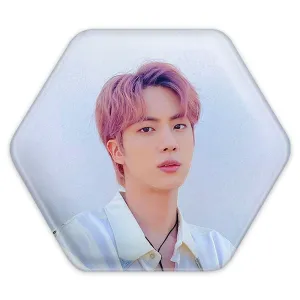 پیکسل شش ضلعی جین Jin گروه بی تی اس BTS