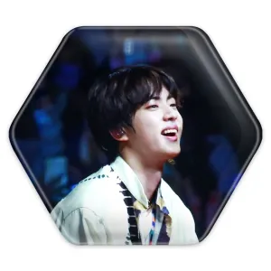 پیکسل شش ضلعی جین Jin گروه بی تی اس BTS