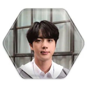 پیکسل شش ضلعی جین Jin گروه بی تی اس BTS