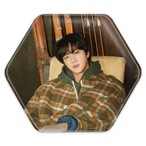 پیکسل شش ضلعی جین Jin گروه بی تی اس BTS