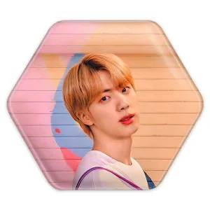 پیکسل شش ضلعی جین Jin گروه بی تی اس BTS