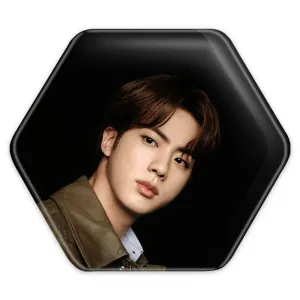 پیکسل شش ضلعی جین Jin گروه بی تی اس BTS