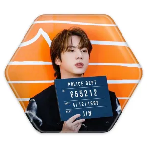 پیکسل شش ضلعی جین Jin گروه بی تی اس BTS
