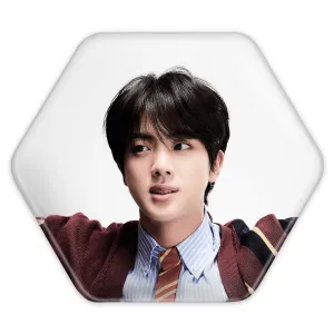 پیکسل شش ضلعی جین Jin گروه بی تی اس BTS