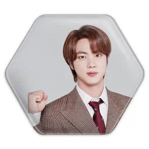 پیکسل شش ضلعی جین Jin گروه بی تی اس BTS