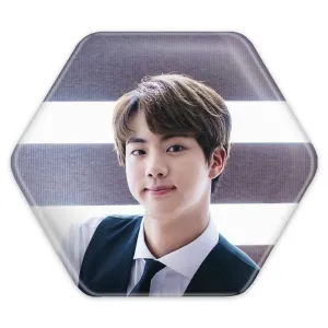پیکسل شش ضلعی جین Jin گروه بی تی اس BTS