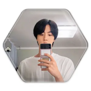 پیکسل شش ضلعی جین Jin گروه بی تی اس BTS