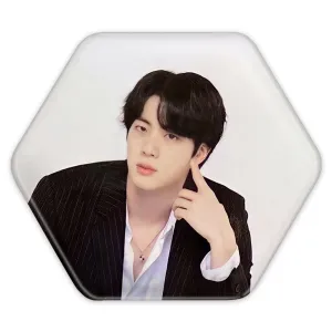 پیکسل شش ضلعی جین Jin گروه بی تی اس BTS