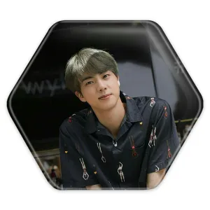 پیکسل شش ضلعی جین Jin گروه بی تی اس BTS