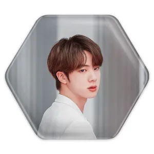 پیکسل شش ضلعی جین Jin گروه بی تی اس BTS