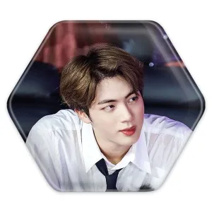 پیکسل شش ضلعی جین Jin گروه بی تی اس BTS