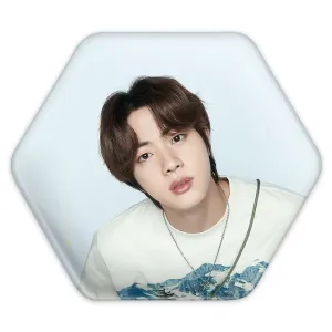 پیکسل شش ضلعی جین Jin گروه بی تی اس BTS