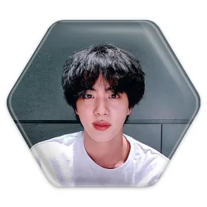 پیکسل شش ضلعی جین Jin گروه بی تی اس BTS