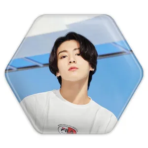 پیکسل شش ضلعی جونگ کوک Jung Kook گروه بی تی اس BTS