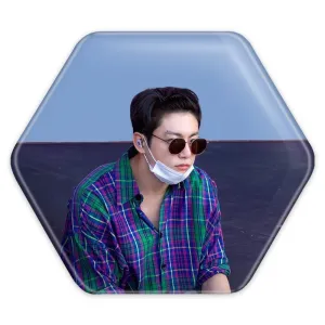 پیکسل شش ضلعی جونگ کوک Jung Kook گروه بی تی اس BTS
