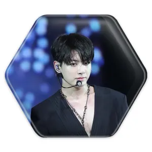 پیکسل شش ضلعی جونگ کوک Jung Kook گروه بی تی اس BTS