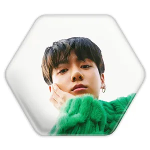 پیکسل شش ضلعی جونگ کوک Jung Kook گروه بی تی اس BTS
