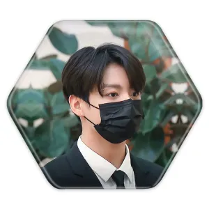 پیکسل شش ضلعی جونگ کوک Jung Kook گروه بی تی اس BTS