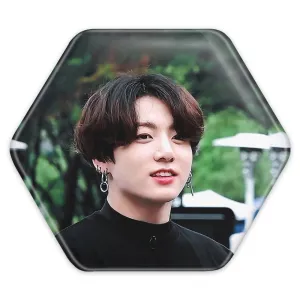 پیکسل شش ضلعی جونگ کوک Jung Kook گروه بی تی اس BTS