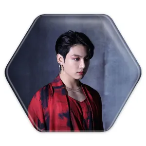 پیکسل شش ضلعی جونگ کوک Jung Kook گروه بی تی اس BTS