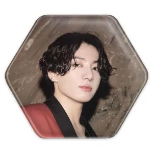 پیکسل شش ضلعی جونگ کوک Jung Kook گروه بی تی اس BTS