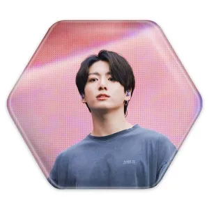 پیکسل شش ضلعی جونگ کوک Jung Kook گروه بی تی اس BTS