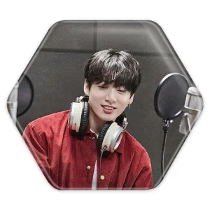 پیکسل شش ضلعی جونگ کوک Jung Kook گروه بی تی اس BTS