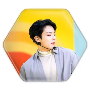 پیکسل شش ضلعی جونگ کوک Jung Kook گروه بی تی اس BTS