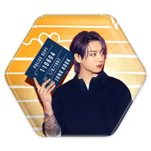 پیکسل شش ضلعی جونگ کوک Jung Kook گروه بی تی اس BTS