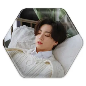 پیکسل شش ضلعی جونگ کوک Jung Kook گروه بی تی اس BTS