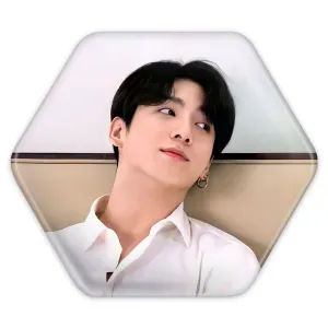 پیکسل شش ضلعی جونگ کوک Jung Kook گروه بی تی اس BTS