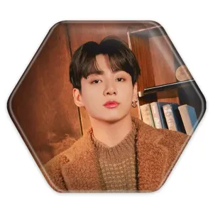 پیکسل شش ضلعی جونگ کوک Jung Kook گروه بی تی اس BTS