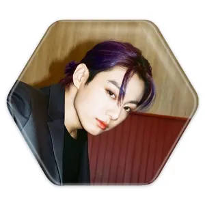 پیکسل شش ضلعی جونگ کوک Jung Kook گروه بی تی اس BTS