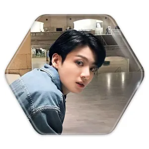 پیکسل شش ضلعی جونگ کوک Jung Kook گروه بی تی اس BTS