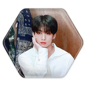 پیکسل شش ضلعی جونگ کوک Jung Kook گروه بی تی اس BTS