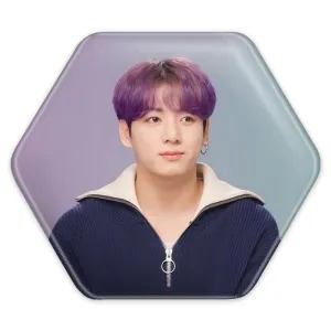 پیکسل شش ضلعی جونگ کوک Jung Kook گروه بی تی اس BTS