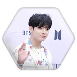پیکسل شش ضلعی جونگ کوک Jung Kook گروه بی تی اس BTS