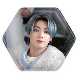 پیکسل شش ضلعی جونگ کوک Jung Kook گروه بی تی اس BTS