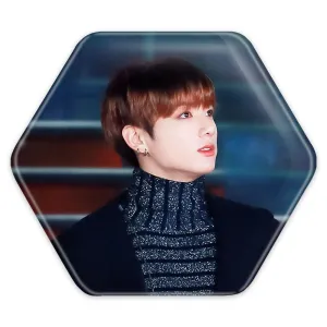 پیکسل شش ضلعی جونگ کوک Jung Kook گروه بی تی اس BTS