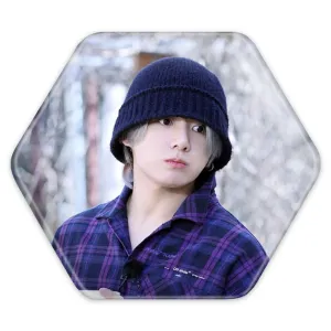 پیکسل شش ضلعی جونگ کوک Jung Kook گروه بی تی اس BTS