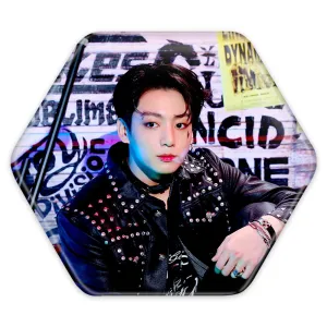 پیکسل شش ضلعی جونگ کوک Jung Kook گروه بی تی اس BTS