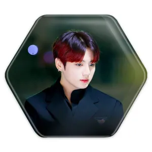 پیکسل شش ضلعی جونگ کوک Jung Kook گروه بی تی اس BTS