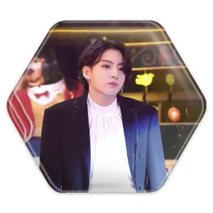 پیکسل شش ضلعی جونگ کوک Jung Kook گروه بی تی اس BTS