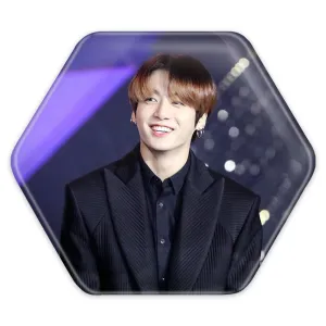 پیکسل شش ضلعی جونگ کوک Jung Kook گروه بی تی اس BTS