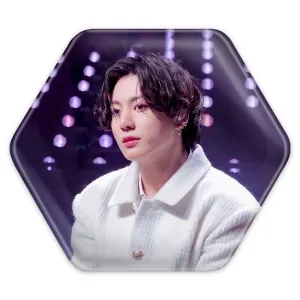 پیکسل شش ضلعی جونگ کوک Jung Kook گروه بی تی اس BTS