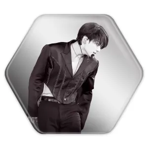 پیکسل شش ضلعی جونگ کوک Jung Kook گروه بی تی اس BTS
